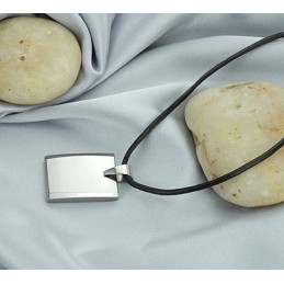 Collar De Cerámica De Tungsteno Con Forma De Cubo Para Hombre De Alta Calidad