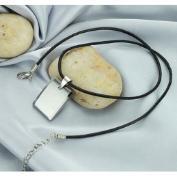 Collar De Cerámica De Tungsteno Con Forma De Cubo Para Hombre De Alta Calidad