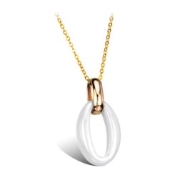 Collar Femenino De Cerámica De Tungsteno Blanco Con Amplia Variedad