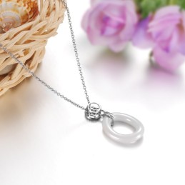 Collar De Cerámica De Tungsteno Conciso Para Mujer, El Rey De La Cantidad