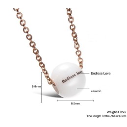 Collar De Cerámica De Tungsteno Con Cuentas Para Mujer, Con Calidad Y Cantidad Garantizadas