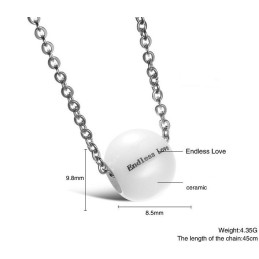 Collar Femenino De Cerámica De Tungsteno Con Amplia Variedad De Cuentas