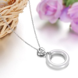 Collar Femenino De Cerámica Y Tungsteno Redondo Con Amplia Variedad