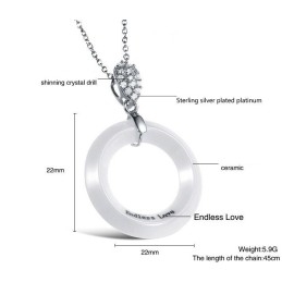Collar De Cerámica De Tungsteno Para Mujer De Alta Calidad