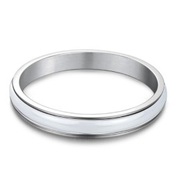 Brazalete De Cerámica De Tungsteno Blanco Para Hombre Con Reputación Confiable