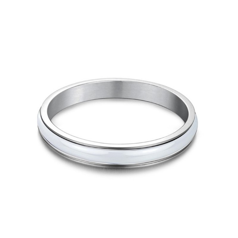 Brazalete De Cerámica De Tungsteno Blanco Para Hombre Con Reputación Confiable