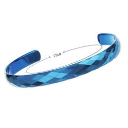 Brazalete De Cerámica De Tungsteno Azul De Rendimiento Confiable