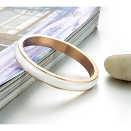 Brazalete De Cerámica De Tungsteno Blanco Con Amplia Variedad