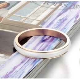 Brazalete De Cerámica De Tungsteno Blanco Con Amplia Variedad