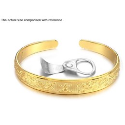 Brazalete Femenino De Alta Calidad Chapado En Oro De 18 Quilates