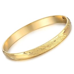 Brazalete De Exfoliación Femenino Chapado En Oro De 18 Quilates Con Calidad Y Cantidad Garantizadas