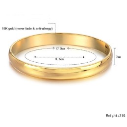 Brazalete Femenino Chapado En Oro De 18 Quilates Con Amplia Variedad