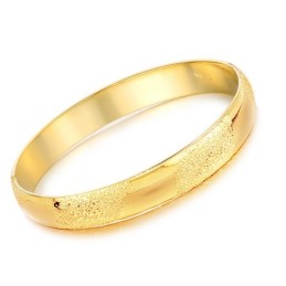 Brazalete De Oro De 18 Quilates Con Diseño De Exfoliante Femenino De Reputación Confiable