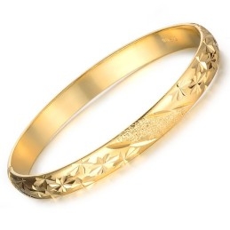 Brazalete Chapado En Oro De 18 Quilates Con Diseño De Estrella Para Mujer, Fácil De Usar