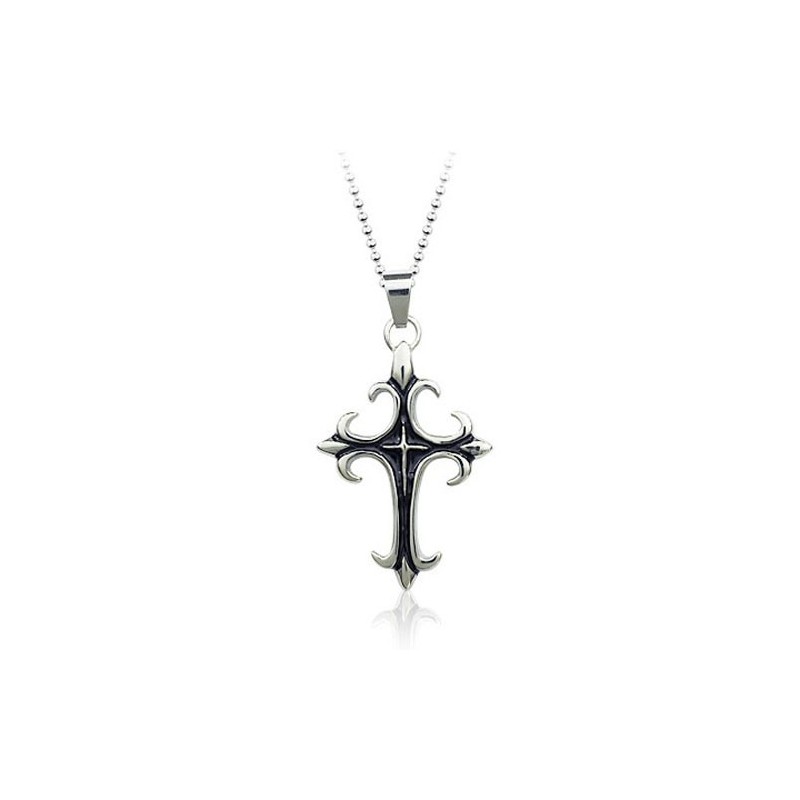 Elegante Colgante De Cruz De Titanio Negro Para Hombre (Cadena Gratis) Elegante Colgante De Cruz De Titanio Negro Para Hombre (Cadena Gratis)
