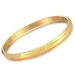 Brazalete Chapado En Oro De 18 Quilates Para Hombre, Duradero Y De Uso Frecuente