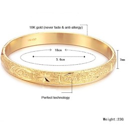 Brazalete Chapado En Oro De 18 Quilates Con Calidad Y Cantidad Garantizadas