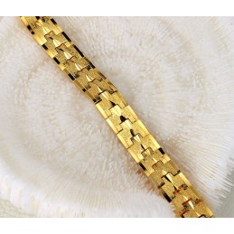 Pulsera Femenina De Alta Calidad Chapada En Oro De 18 Quilates