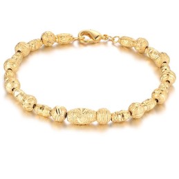 Pulsera Femenina Chapada En Oro De 18 Quilates Con Reputación Confiable