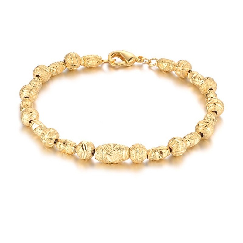 Pulsera Femenina Chapada En Oro De 18 Quilates Con Reputación Confiable