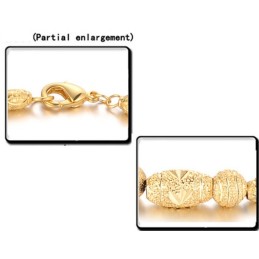 Pulsera Femenina Chapada En Oro De 18 Quilates Con Reputación Confiable