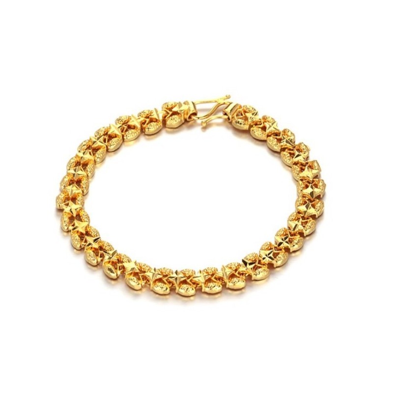 Pulsera Femenina Chapada En Oro De 18 Quilates Fácil De Usar Pulsera Femenina Chapada En Oro De 18 Quilates Fácil De Usar