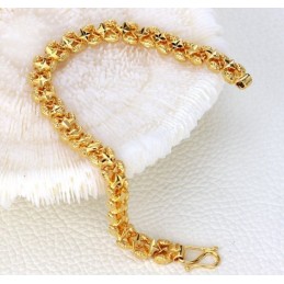 Pulsera Femenina Chapada En Oro De 18 Quilates Fácil De Usar