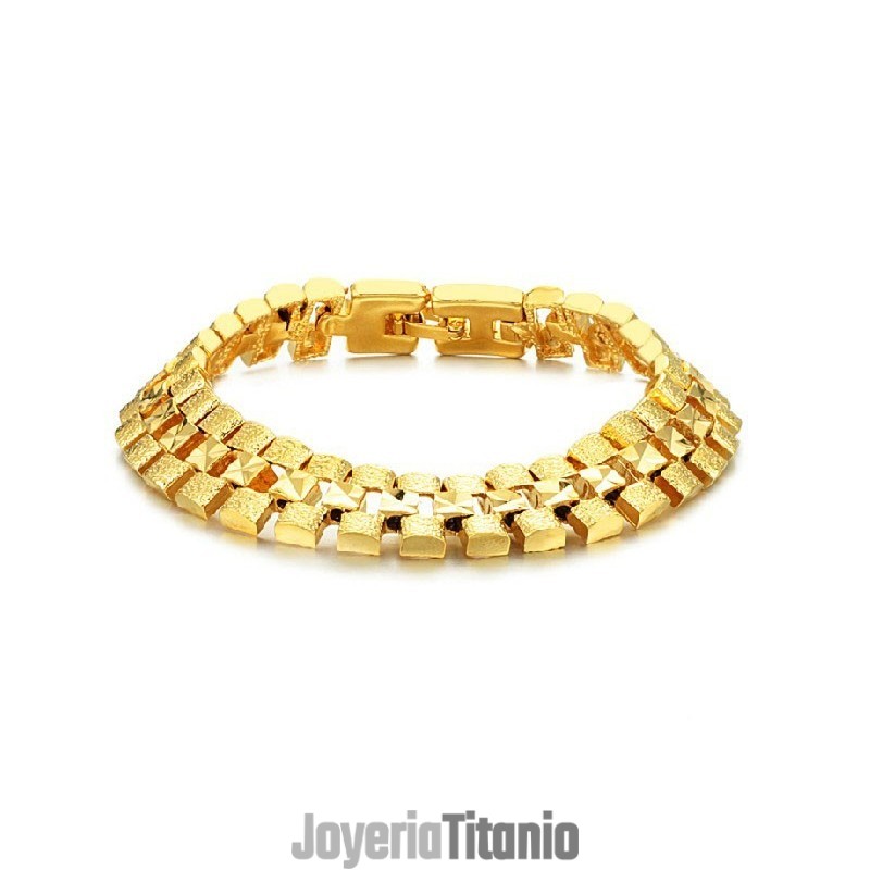 Pulsera Femenina Chapada En Oro De 18 Quilates Fácil De Usar Pulsera Femenina Chapada En Oro De 18 Quilates Fácil De Usar