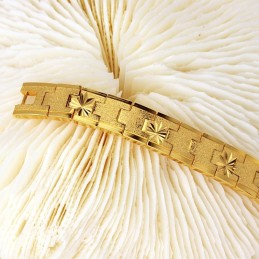 Conocida Por Su Excelente Calidad: Pulsera Femenina Bañada En Oro De 18 Quilates.