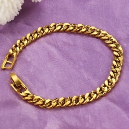 Pulsera De Exfoliación Femenina Chapada En Oro De 18 Quilates De Calidad Confiable