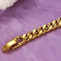Pulsera De Exfoliación Femenina Chapada En Oro De 18 Quilates De Calidad Confiable