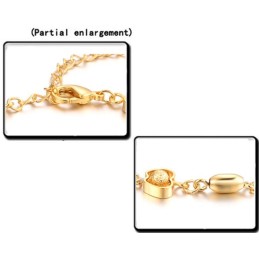 Pulsera De Mujer Con Forma De Manzana Bañada En Oro De 18 Quilates, La Reina De La Calidad