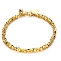 Pulsera Femenina Chapada En Oro De 18 Quilates Con Calidad Y Cantidad Garantizadas