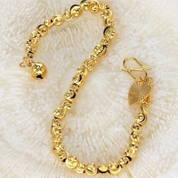 Pulsera Femenina Chapada En Oro De 18 Quilates Con Calidad Y Cantidad Garantizadas