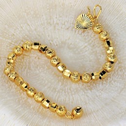 Pulsera Femenina Chapada En Oro De 18 Quilates De Excelente Calidad