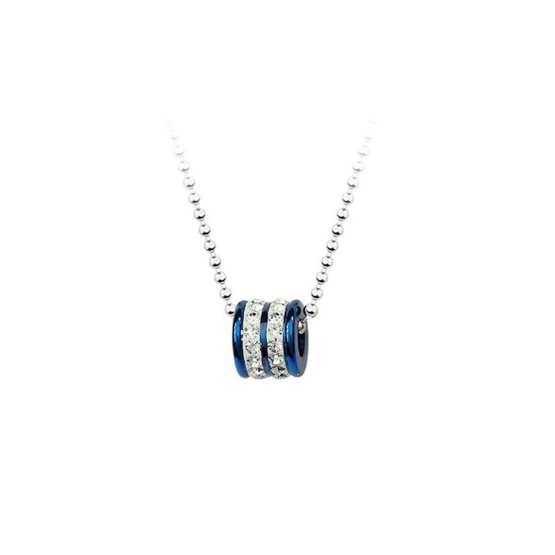 Colgante De Titanio Con Forma De Anillo Para Hombre - Cadena Gratis Colgante De Titanio Con Forma De Anillo Para Hombre - Cadena Gratis