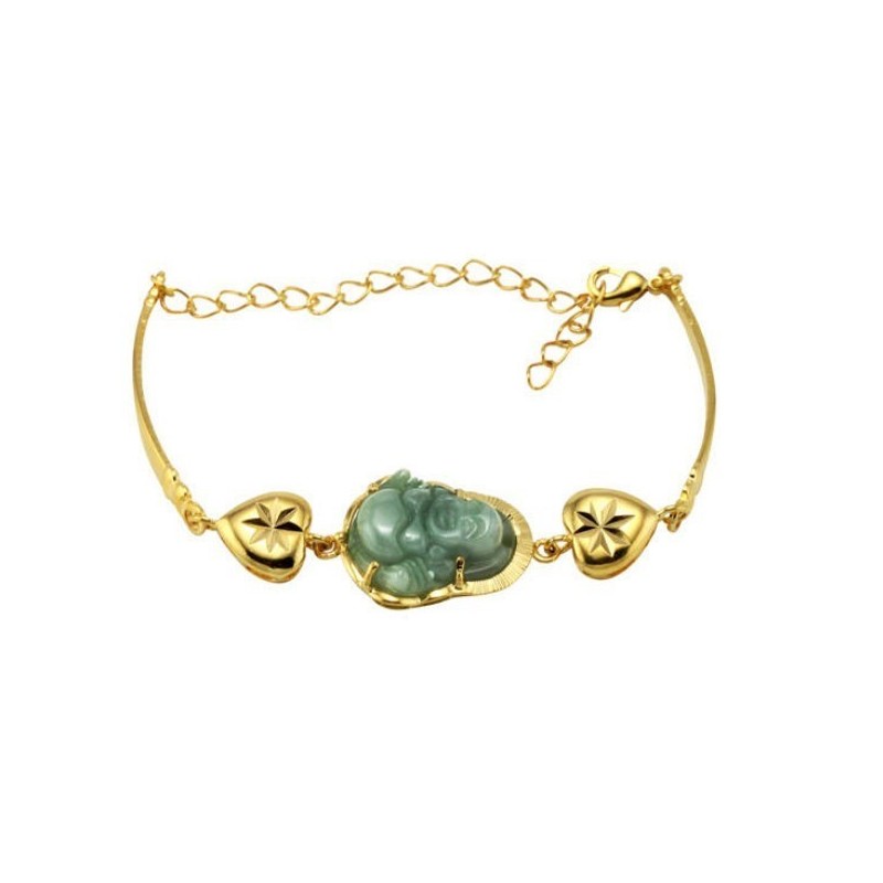 Pulsera De Corazón Para Mujer Chapada En Oro De 18 Quilates Con Especificaciones Completas Pulsera De Corazón Para Mujer Chapada En Oro De 18 Quilates Con Especificaciones Completas