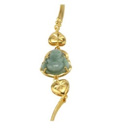 Pulsera De Corazón Para Mujer Chapada En Oro De 18 Quilates Con Especificaciones Completas