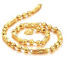 Collar Exfoliante Masculino Fácil De Usar Chapado En Oro De 18 Quilates