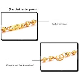 Collar Exfoliante Masculino Fácil De Usar Chapado En Oro De 18 Quilates