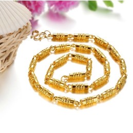 Collar Para Hombre Chapado En Oro De 18 Quilates Con Calidad Y Cantidad Garantizadas