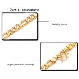 Collar Chapado En Oro De 18 Quilates Con Fuente O Para Hombre De Rendimiento Confiable