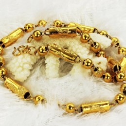 Collar De Alta Calidad Con Diseño De Dragón Masculino Chapado En Oro De 18 Quilates