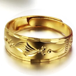 Anillo Conciso Chapado En Oro De 18 Quilates Para Mujer Con Reputación Confiable