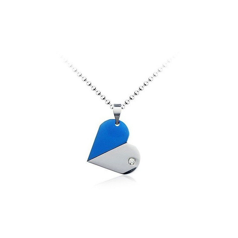 Maravilloso Colgante De Titanio Deformable En Forma De Corazón - Cadena Gratis Maravilloso Colgante De Titanio Deformable En Forma De Corazón - Cadena Gratis