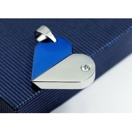 Maravilloso Colgante De Titanio Deformable En Forma De Corazón - Cadena Gratis