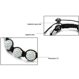 Pulsera De Cristal Con Forma De Bola Para Mujer, Calidad Y Cantidad Garantizadas