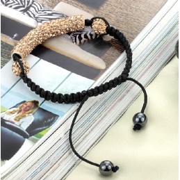 Pulsera De Cristal Con Forma De Bola Para Mujer De Alta Calidad