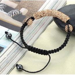 Pulsera De Cristal Con Forma De Bola Para Mujer De Alta Calidad