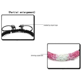 Pulsera De Cristal Con Forma De Bola Para Mujer, Con Especificaciones Completas